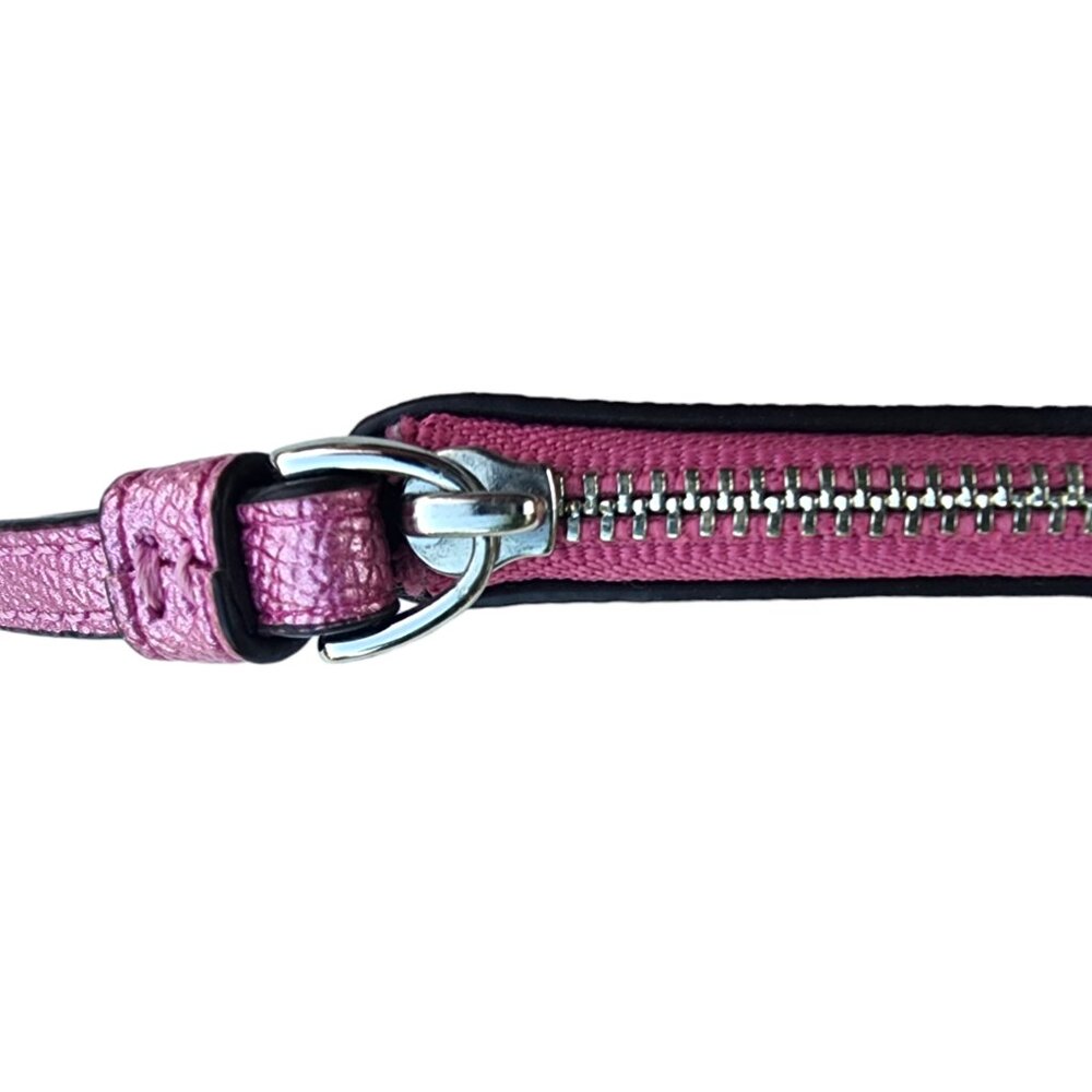 Coach Metallic Lilac Leather Wristlet - Picture 5 of 10